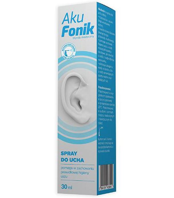 Erbafarm AkuFonik Spray do ucha, 30 ml, cena, wskazania, właściwości