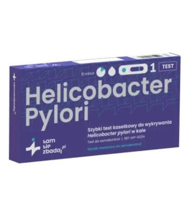 Szybki test kasetkowy do wykrywania Helicobacter pylori w kale, 1 sztuka