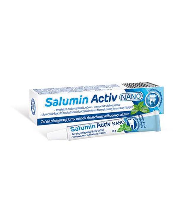Salumin Activ Nano Żel do pielęgnacji jamy ustnej i dziąseł - 10 g - cena, opinie, wskazania
