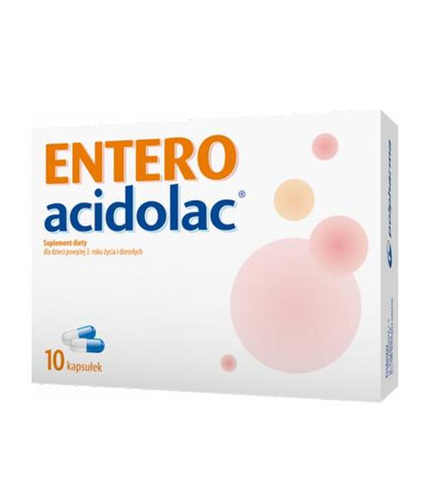 ACIDOLAC ENTERO 550 mg - 10 kaps. - ważny do 2024-12-31