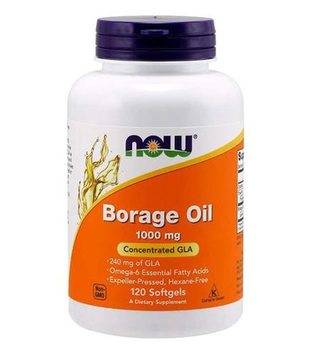 NOW FOODS Borage oil 1000 mg - 120 kaps.