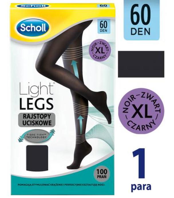 SCHOLL LIGHT LEGS Rajstopy uciskowe/kompresyjne 60 den rozmiar XL - 1 szt.