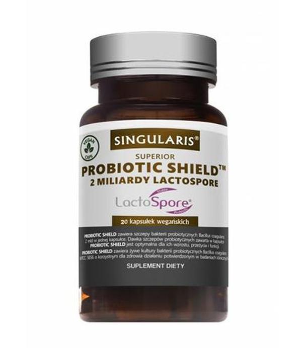 Singularis Probiotic Shield 2 miliardy Lactospore, 20 kapsułek wegańskich