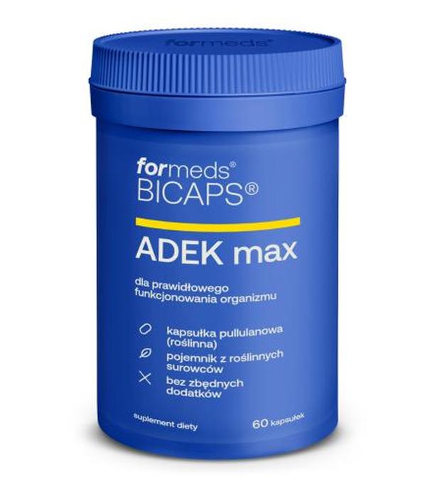ForMeds BICAPS ADEK max, kapsułki, 60 sztuk