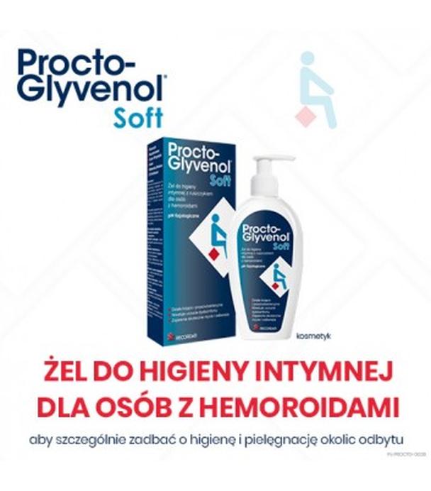 PROCTO-GLYVENOL SOFT Żel do higieny intymnej z ruszczykiem dla osób z hemoroidami - 180 ml