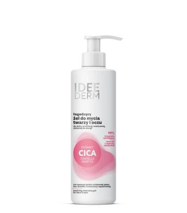 Idee Derm Łagodzący żel do mycia twarzy i oczu, 220 ml