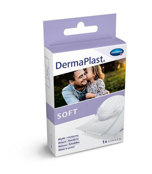 DermaPlast Soft Plaster z miękkiej włókniny 6 cm x 1 m - 1 szt. Na rany i skaleczenia - cena, opinie, właściwości