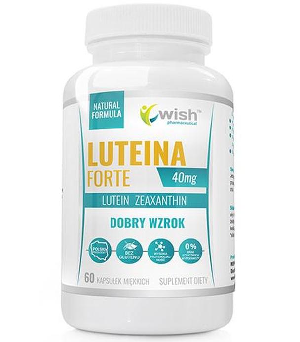 Wish Luteina Forte 40 mg - 60 kaps.- cena, opinie, dawkowanie