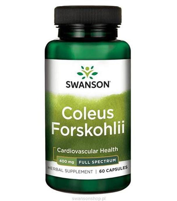 SWANSON Full Spectrum Coleus Forskohlii 400 mg - 60 kaps.