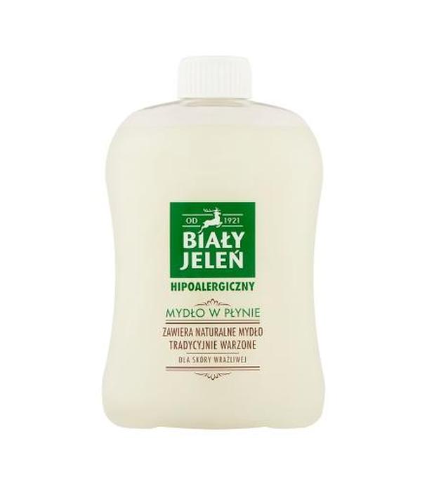 BIAŁY JELEŃ Hipoalergiczne mydło w płynie - 500 ml (zapas)   - ważny do 2025-09-30