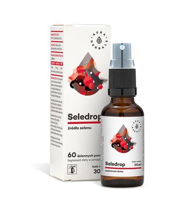 Aura Herbals Seledrop źródło selenu - 30 ml Na tarczycę i układ odpornościowy - cena, opinie, stosowanie