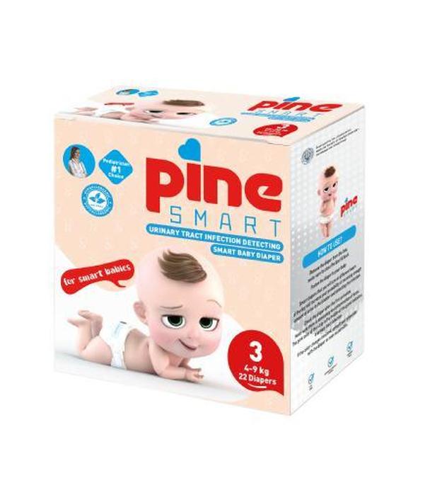 Pine Smart Baby Pieluchy MIDI 3 (4-9 kg), 22 sztuki