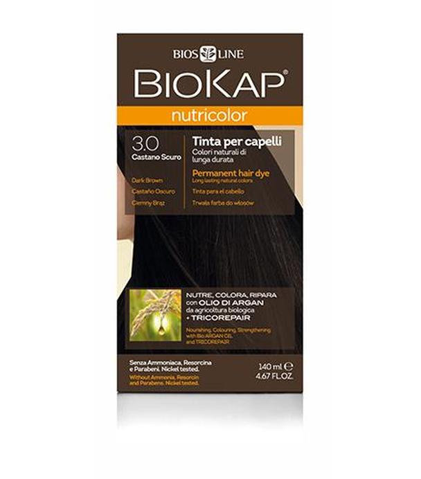 BioKap Nutricolor Farba do włosów 3.0 Ciemny Brąz - 140 ml - cena, opinie, właściwości