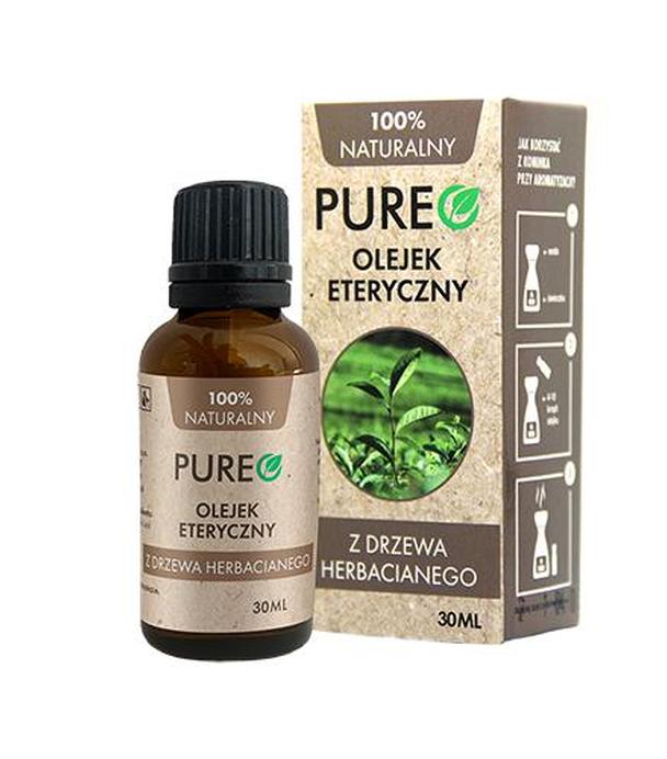 Pureo Naturalny Olejek eteryczny z drzewa herbacianego, 30 ml, cena, opinie, właściwości