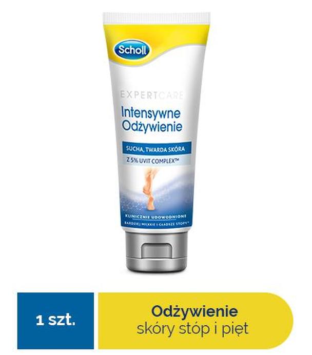 Scholl Intensywne odżywienie krem do stóp - 75 ml Do twardej skóry stóp