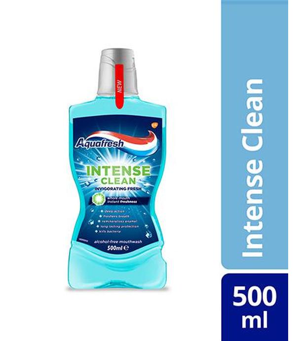 Aquafresh Intense Clean Invigorating Fresh Płyn do płukania jamy ustnej - 500 ml - cena,opinie, właściwości