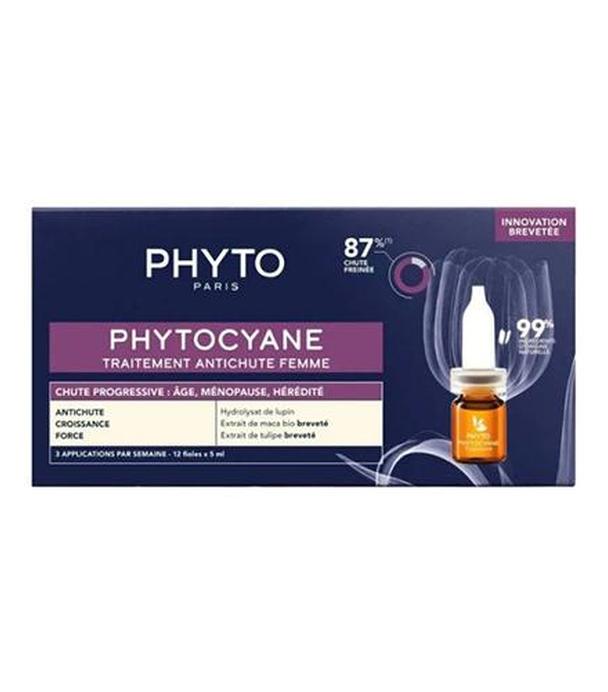 Phyto Phytocyane Kuracja przeciw wypadaniu włosów dla kobiet, 12 x 5 ml