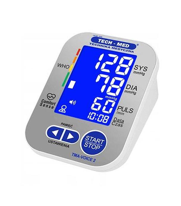 Tech-Med Cyfrowy aparat do pomiaru ciśnienia krwi i tętna TMA-VOICE 2 - 1 szt. - cena, opinie, właściwości
