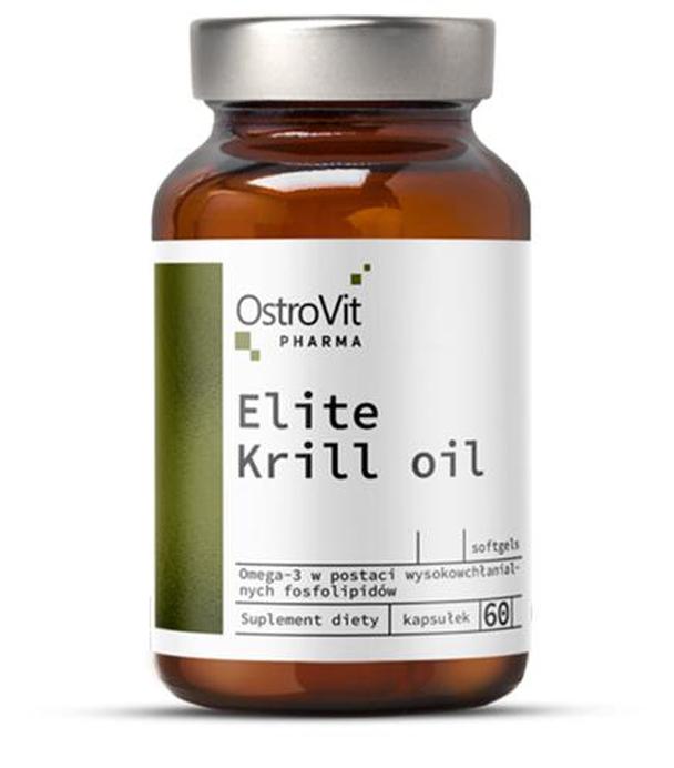 OstroVit Pharma Elite Krill Oil - 60 kaps. - cena, opinie, składniki