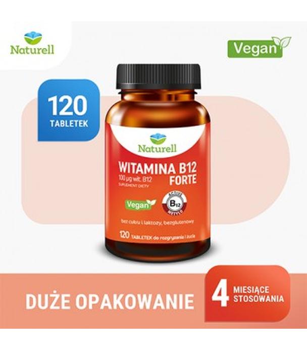 Naturell Witamina B12 Forte, 120 tabletek do żucia