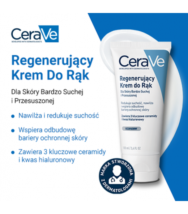 CeraVe Regenerujący Krem do rąk, 100 ml