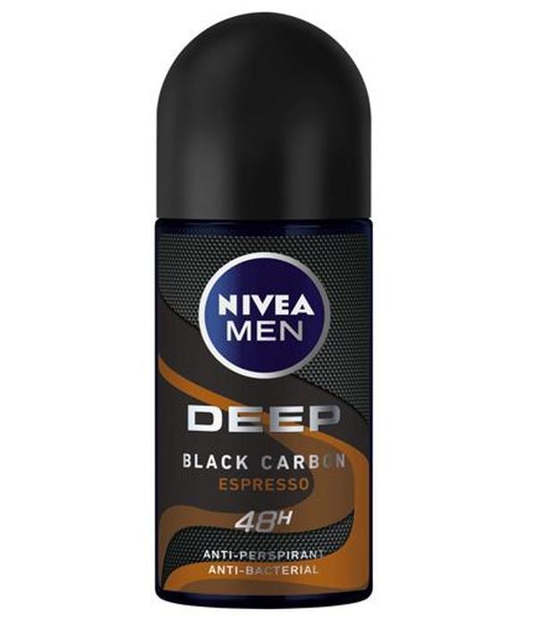 NIVEA MEN DEEP BLACK CARBON ESPRESSO Antyperspirant w kulce 48h - 50 ml - cena, opinie, właściwości