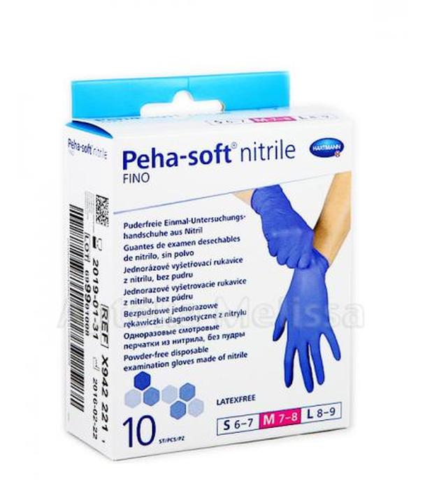 HARTMANN Rękawice Peha-Soft nitrile fino, rozmiar M, 10 sztuk