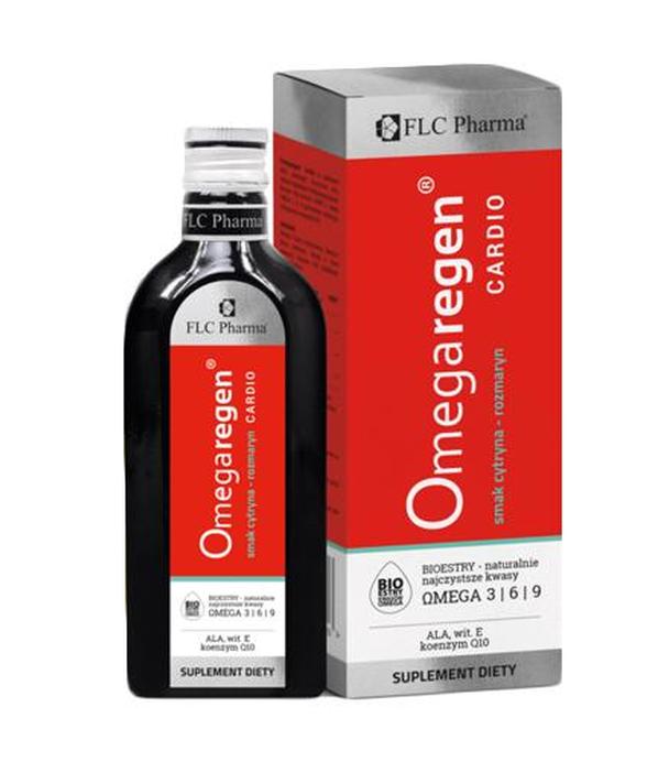 Omegaregen Cardio smak cytryna - rozmaryn - 250 ml - cena, opinie, właściwości