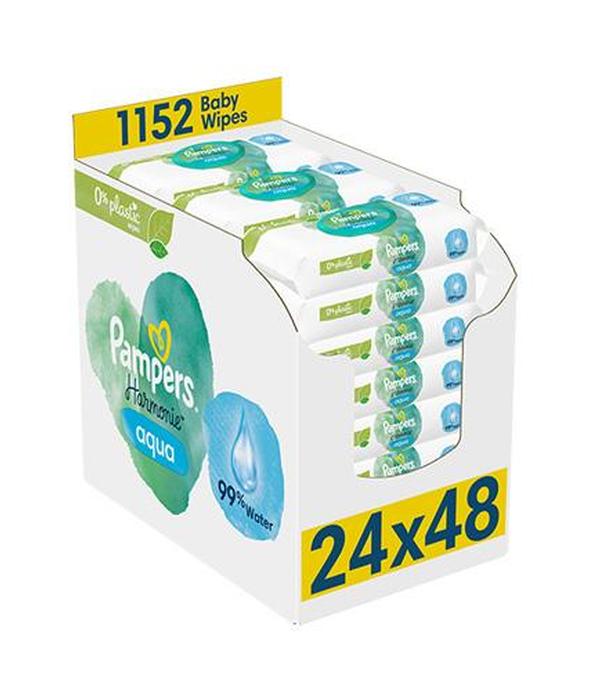 Pampers Harmonie Aqua Chusteczki nawilżane dla dzieci, 24 x 48 sztuk