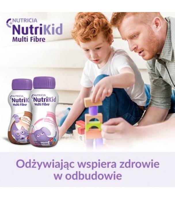 NUTRIKID MULTI FIBRE Smak truskawkowy, 200 ml - ważny do 2024-10-31