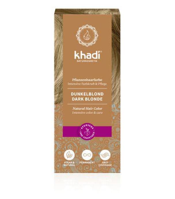 Khadi Henna Ciemny Blond - 100 g - cena, opinie, wskazania