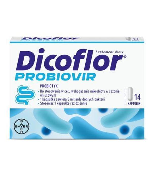 Bayer Dicoflor Probiovir, kapsułki, 14 sztuk