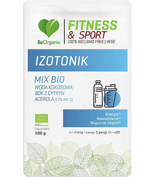 BeOrganic Fitness & Sport Izotonik Bio, 100 g, cena, opinie, właściwości