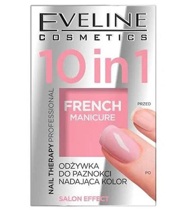 Eveline 10 in 1 Odżywka do paznokci nadająca kolor french manicure - 5 ml - cena, opinie, właściwości