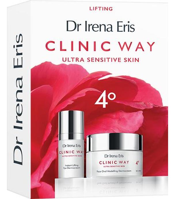 Dr Irena Eris Zestaw Clinic Way 4º Dermokrem Modelujący Owal Twarzy SPF20 50ml + Dermokrem Pod Oczy 15 ml [ZESTAW] 1 sztuka