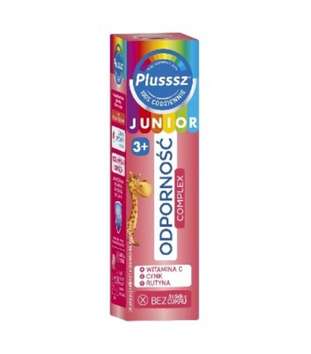 Plusssz Junior 3+ Odporność Complex - 20 tabl. - cena, opinie, dawkowanie