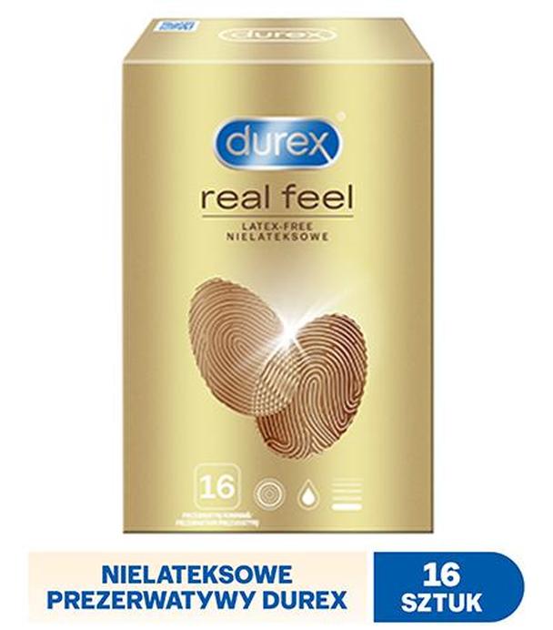 DUREX REAL FEEL Prezerwatywy nowej generacji nie-lateksowe - 16 szt.
