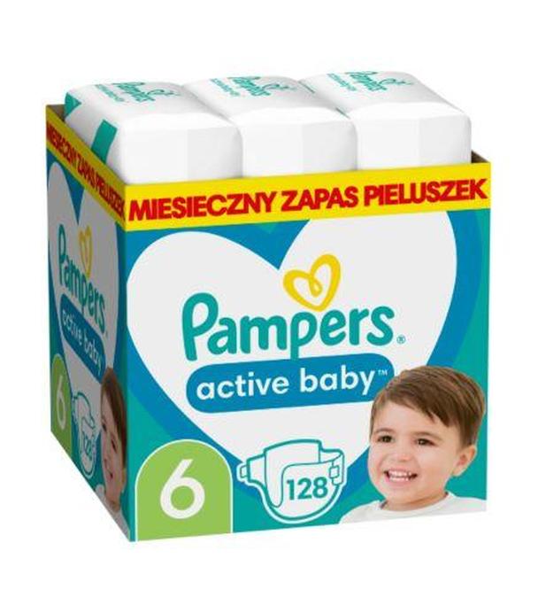 Pampers Active baby pieluszki rozmiar 6 13 - 18 kg, 128 sztuk