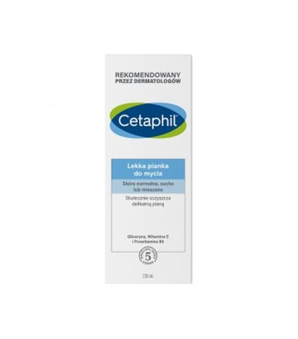 Cetaphil, lekka pianka do mycia, 236 ml