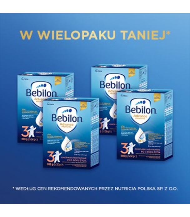 Bebilon 3 z Pronutra-Advance Mleko modyfikowane w proszku, 1100 g Dla dzieci powyżej 1. roku życia, cena, opinie, stosowanie