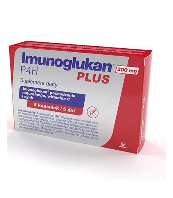 Imunoglukan P4H Plus - 5 kaps. Na odporność - cena, opinie, stosowanie