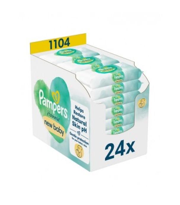 Pampers Harmony New Baby Chusteczki nawilżane, 24 x 46 sztuk