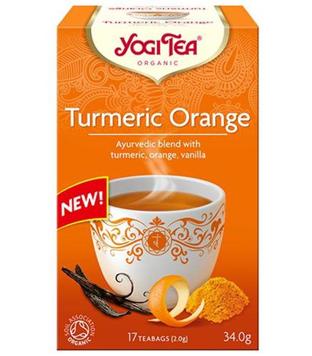 Yogi Tea Organic TURMERIC ORANGE Kurkuma Pomarańcza BIO - 17 sasz. - cena, opinie, stosowanie