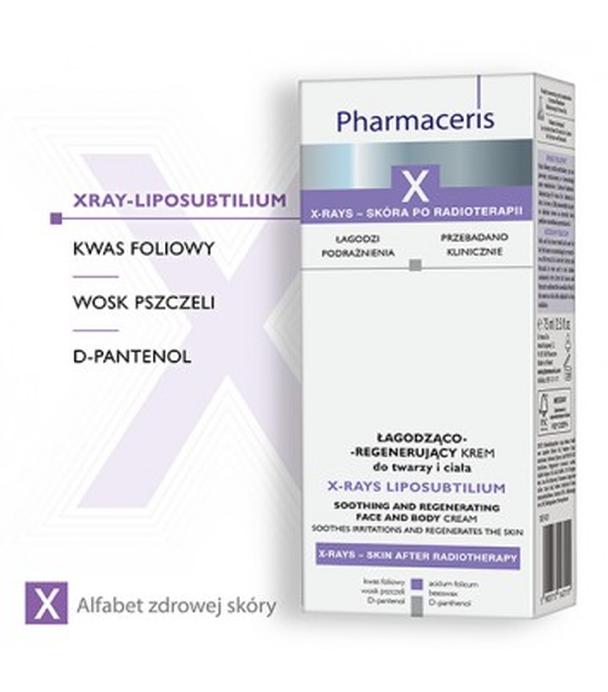 PHARMACERIS X X-RAYS LIPOSUBTILIUM Krem łagodząco-regenerujący do twarzy i ciała - 75 ml