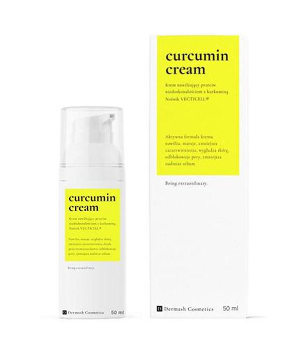 Dermash Cosmetics Krem nawilżający przeciw niedoskonałościom z kurkuminą, 50 ml