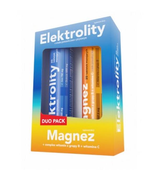 Panawit Duo Pack Elektrolity, 20 tabletek musujących + Magnez, 20 tabletek musujących