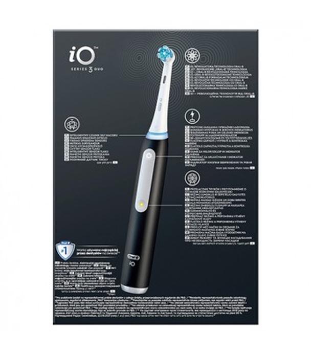 Oral-B iO 3 Black & Blue Szczoteczka elektryczna, 2 sztuki