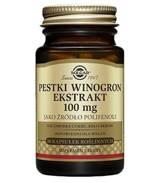 SOLGAR PESTKI WINOGRON EKSTRAKT - 30 kaps.