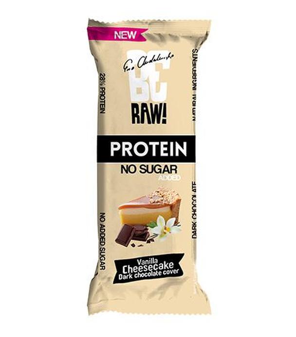 BeRAW! Protein, Baton Proteinowy, 28% białka, sernik waniliowy, 40 g