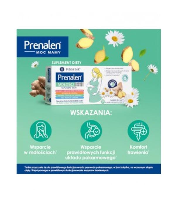 Prenalen Mdłości Gastro Komfort, 24 tabletki do ssania